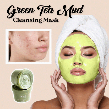 Green Tea Mud Cleansing Mask Skin MadameFlora 